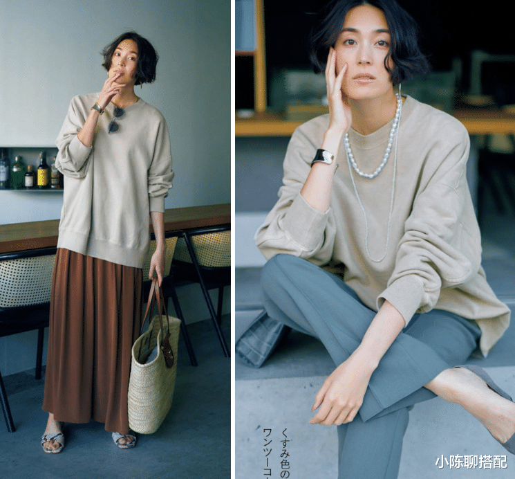 小陈聊搭配|会打扮的中年女人，入秋后都在穿这3件上衣，优雅打造年轻态