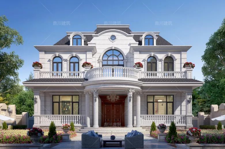 5款风格各异的农村别墅,每一款都有特色,第三款带电梯设计