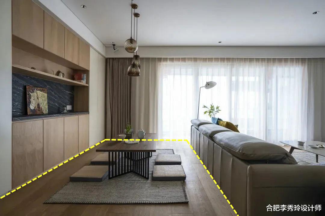 合肥李秀玲设计师 为什么越来越多人喜欢大横厅?开间5米5,住成大平层的效果多舒服