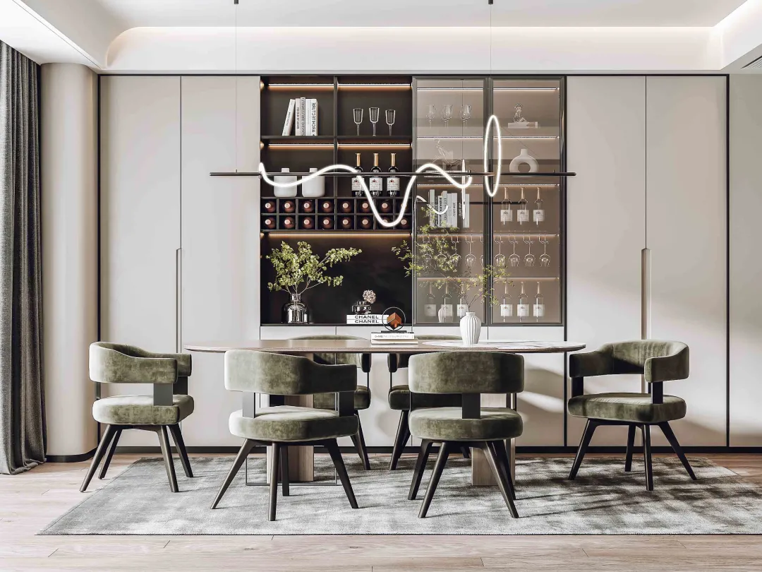 餐厅的颜值担当——高级定制酒柜！
