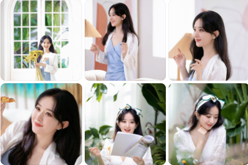 袁冰妍|明星2022新年营业图：花丛中的杨幂刘亦菲赵丽颖，红衣肖战任嘉伦