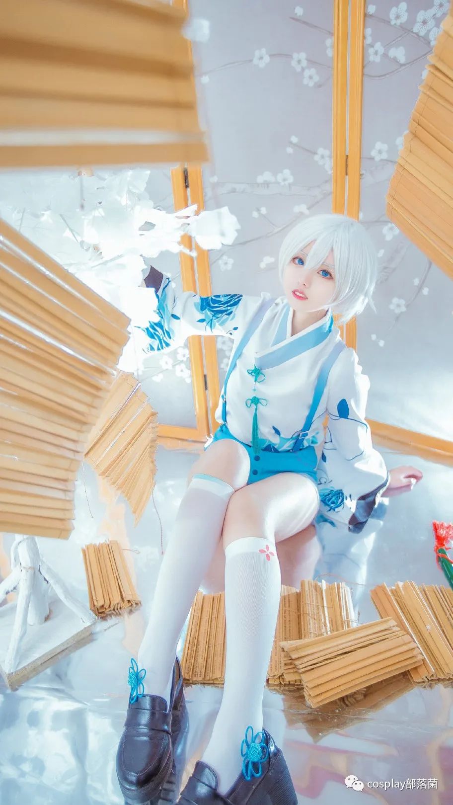 玫瑰|cos：言和玫瑰常服cos正片@橘子