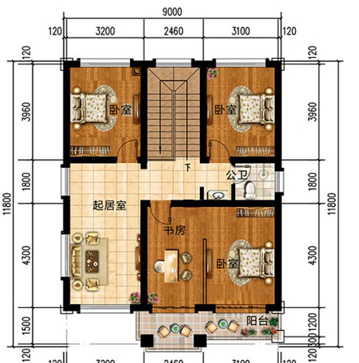 花匠小美|占地面积有100平，花费30万建成2层小楼，村里人看后都挺羡慕