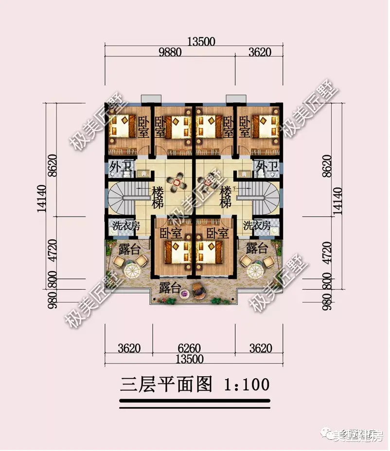 |现代风双拼别墅,80、90 年轻兄弟的最爱,一起来看看!