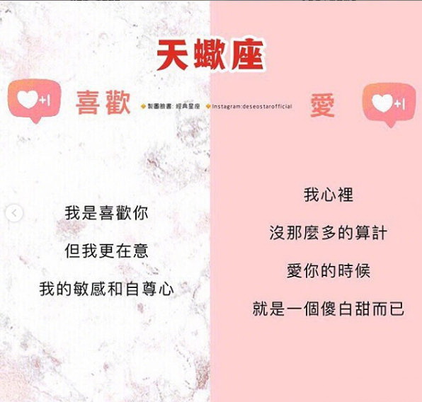 奇怪小女儿|12星座喜欢和爱的区别