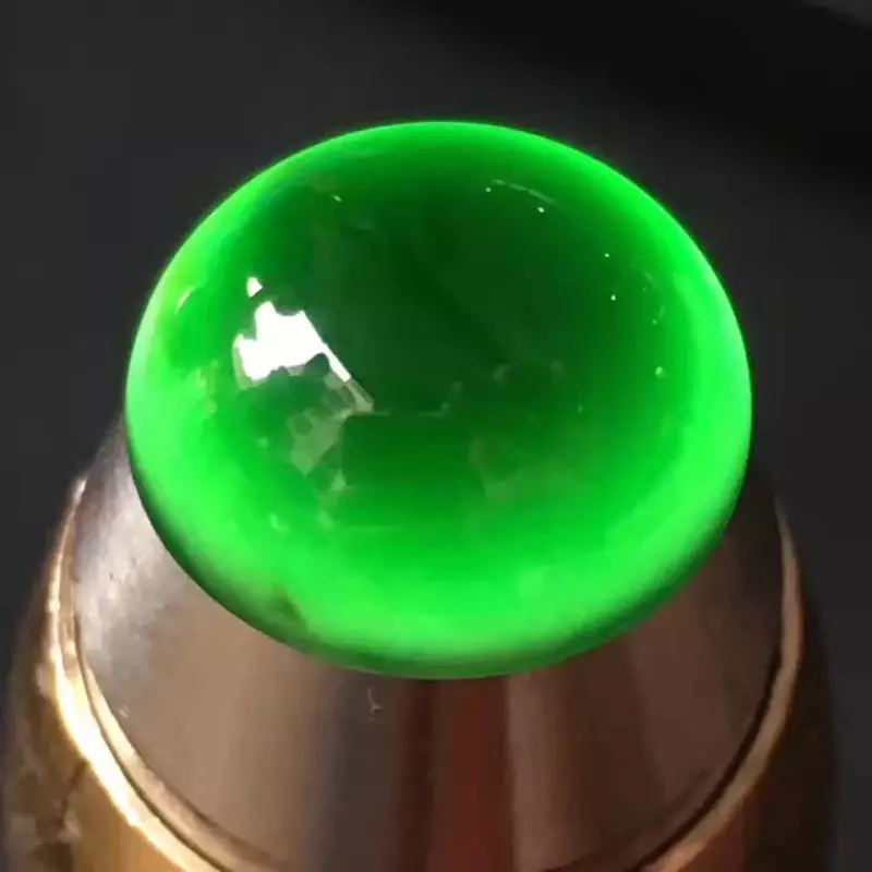 翡翠|毫不犹豫拿下的翡翠原石,切出高品质的墨翠,成品戒面太绝了!