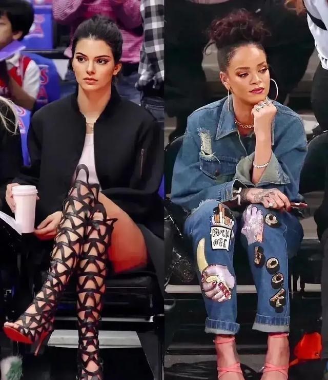 清浅微笑的我|国外的明星与超模，对比太强烈