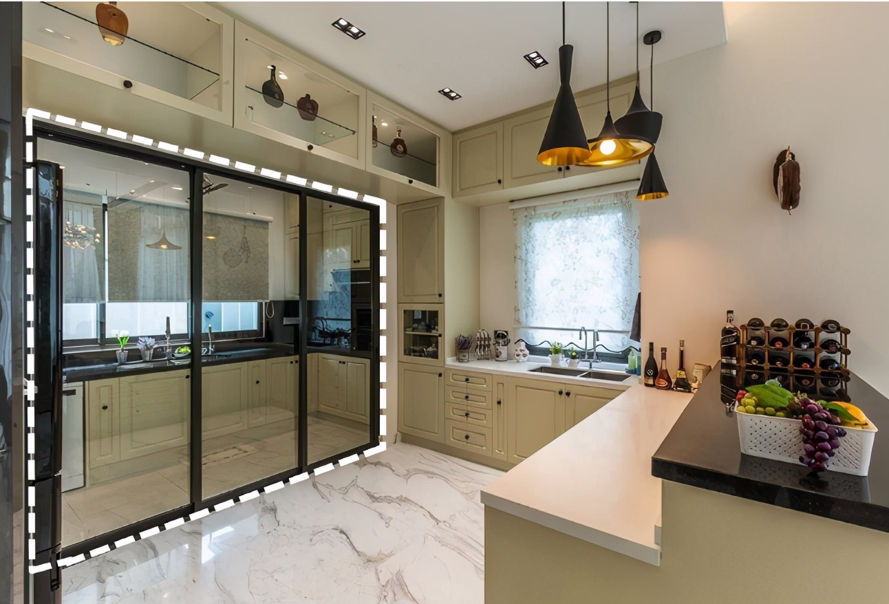 厨房做成这样太睿智了，活动空间瞬间增大，一周可省几个小时家务