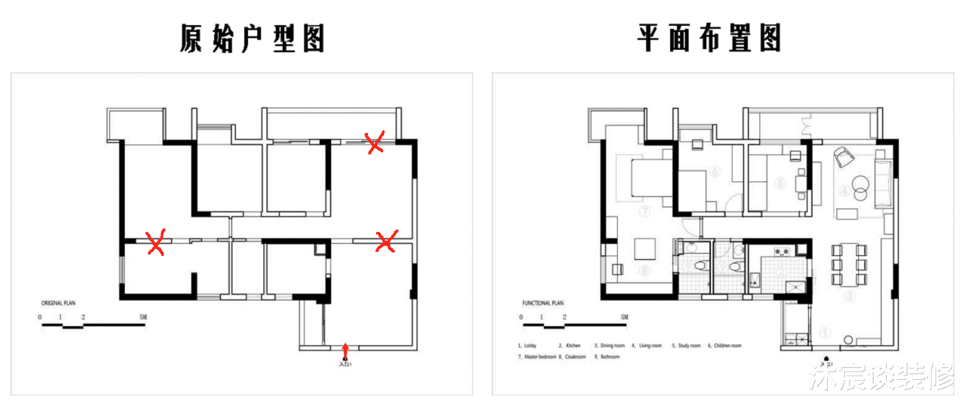 沐宸谈装修|媳妇怀着二胎,他偷偷把家装好了,室内清新又不失文艺,太好看了