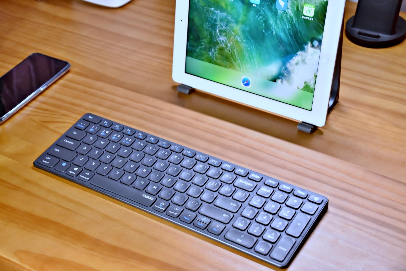 雷柏|还您一个净爽空间，雷柏超薄双模无线键盘