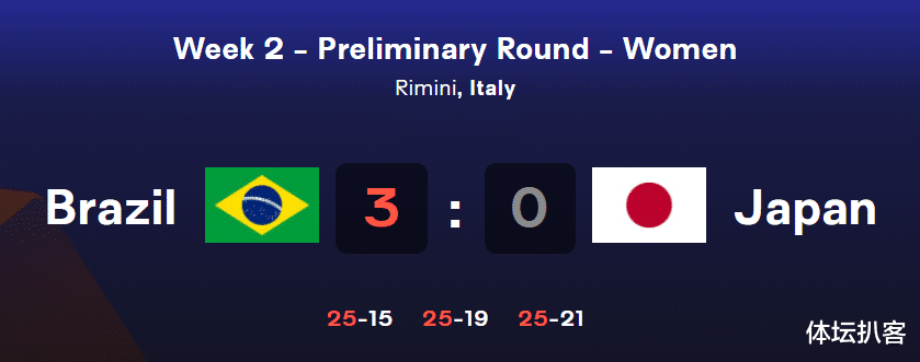 日本女排|0-3！日本女排被打回原形，遭遇首败后丢掉榜首，中国队升至第6
