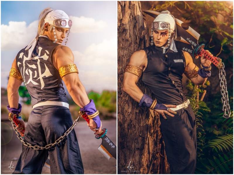 coser|意大利Coser神还原咒术回战、巫师3等众多角色，一身肌肉无可挑剔