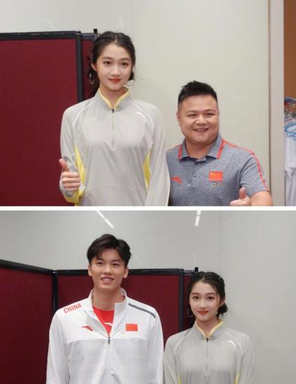 关晓彤|关晓彤穿运动装出席活动，172身高太占优势了，比奥运冠军都要高