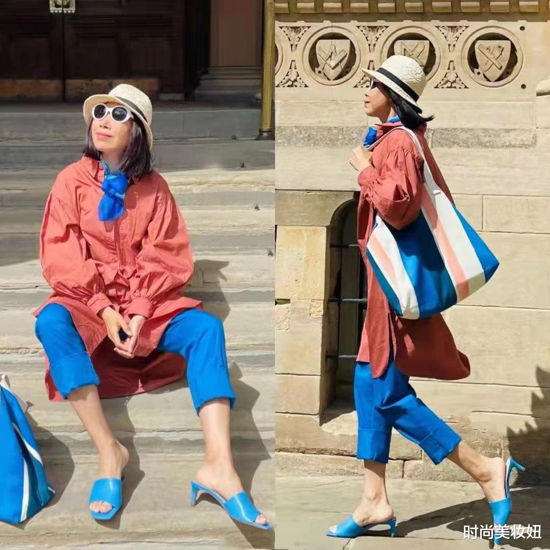 时尚美妆妞|58岁也能化身时髦精，这位奶奶太会穿了，58岁比28岁还要美