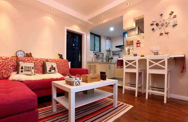 |62平浪漫婚房装修，精打细算布置，浴室壁龛过30年也不会坏！