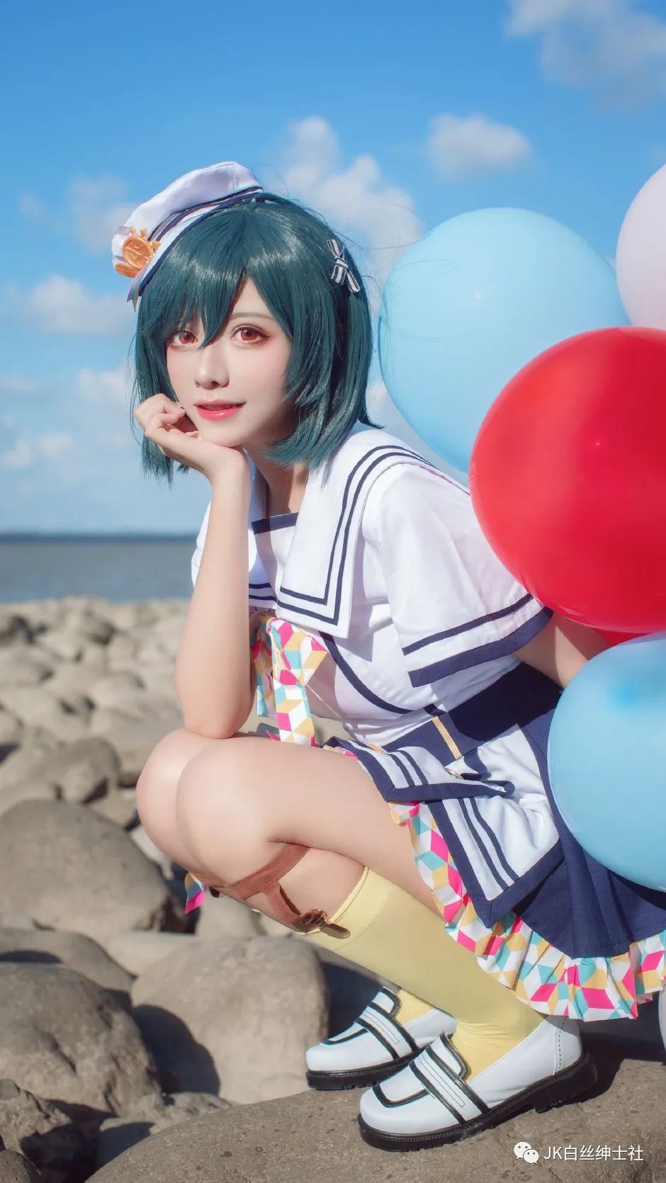 海贼王|cos：虹咲学园偶像三船栞子cos正片@流一
