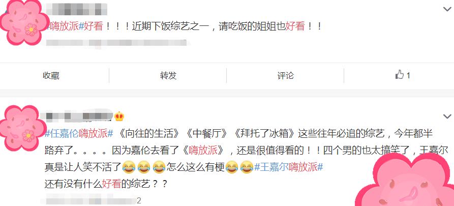 花匠小美|姚导眼光太好，《嗨放派》收视拿第一，任嘉伦王嘉尔出场太有梗