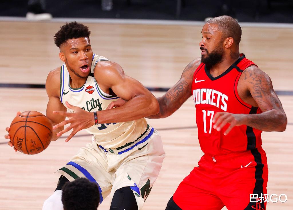 开拓者队|47+12+3！字母哥吊锤开拓者，火箭果然赌赢，塔克2400万太贵了