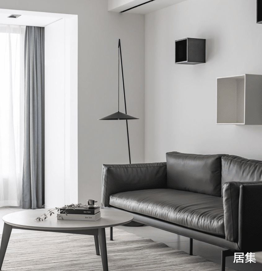 客厅也可以做书房,在家就能欣赏长江美景,享受潮流的独特美感