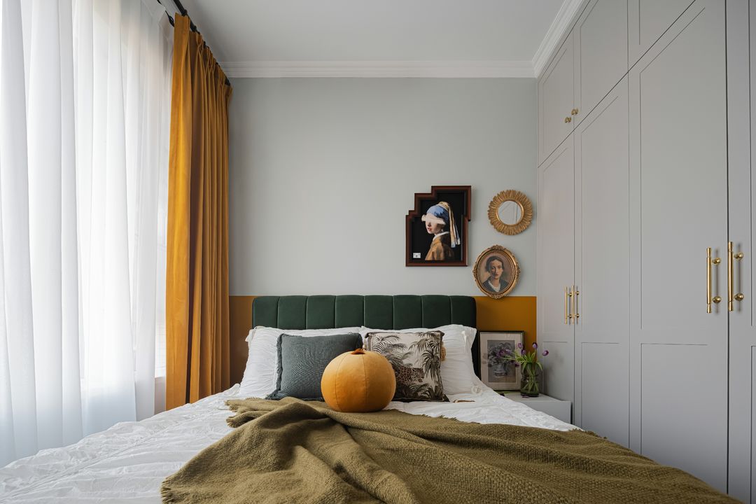 |小夫妻的轻奢复古四居，轻装修重装饰，时尚优雅又文艺，好羡慕