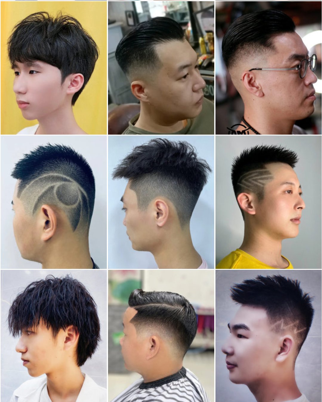 镜子发型|男士发型别再迷茫了，100多款流行发型来了，喜欢就挑一款吧
