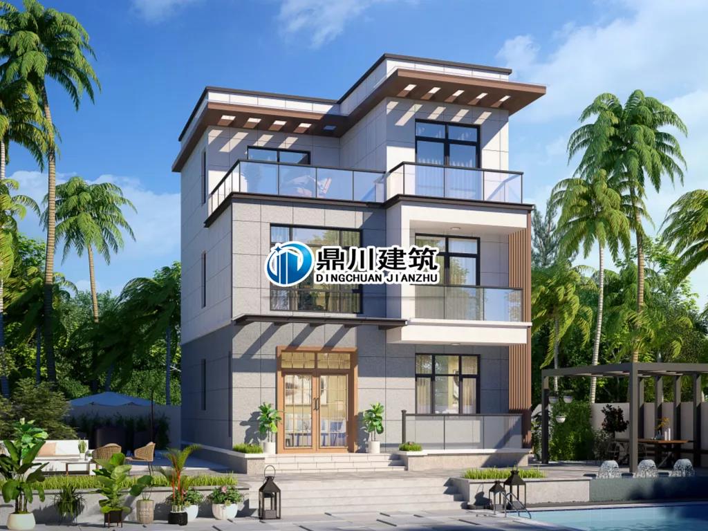 简约|农村自建别墅，布局合理，外观大气，盖一栋好房，造福几代人之一