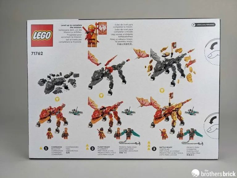 乐高幻影忍者|乐高幻影忍者71762凯的火焰神龙EVO开箱测评