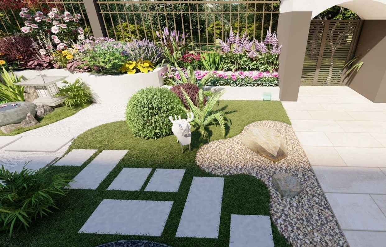 60㎡现代日式庭院设计，让您体验最美花园，有院子必须建一个