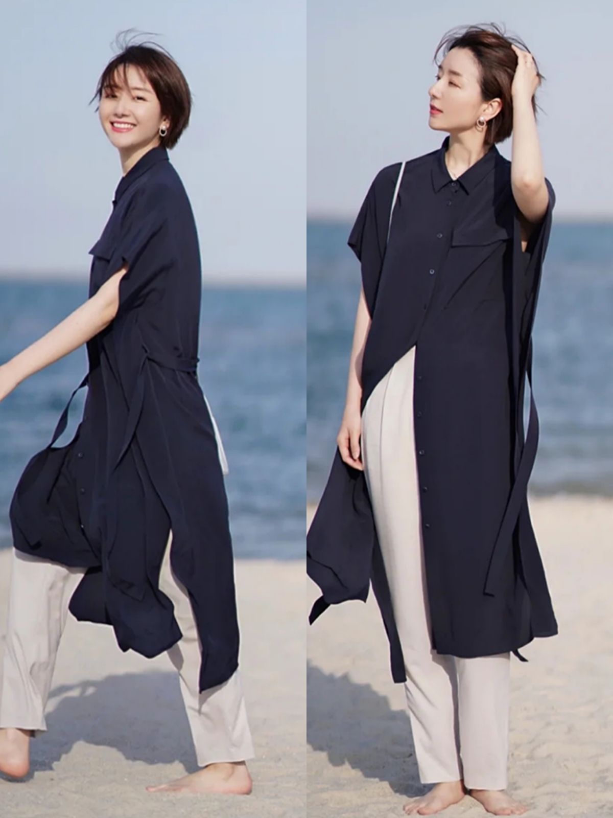 小姐姐|跟这位小姐姐学优雅穿搭，3种单品打造好气质，职场出街两不误