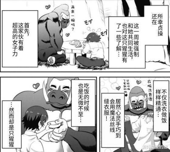acgn漫评|这部十月新番，女主出场是只大猩猩，在被男主告白之后变成了美少女