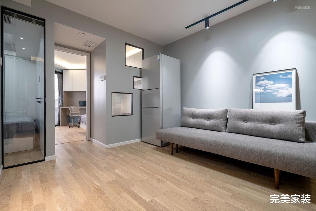 50平方米变身大两居，采光通风超级好，满足一家三口人的生活需求