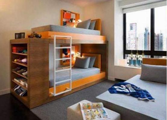 小户型房间放张床就没位置了?现在流行这种新式床,实用还美观