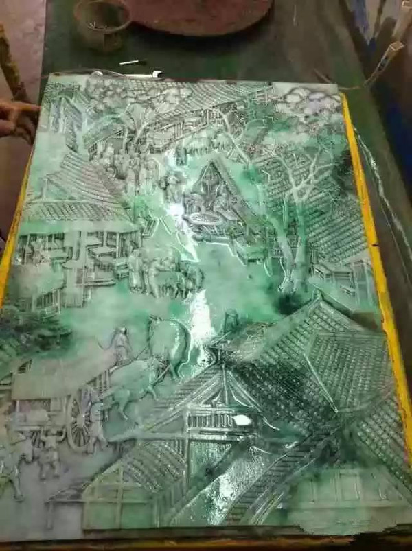 翡翠|旷世奇作:翡翠《清明上河图》