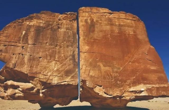 外星人 阿纳斯拉1块巨石被精准切成两半，并非人为，真相至今未解