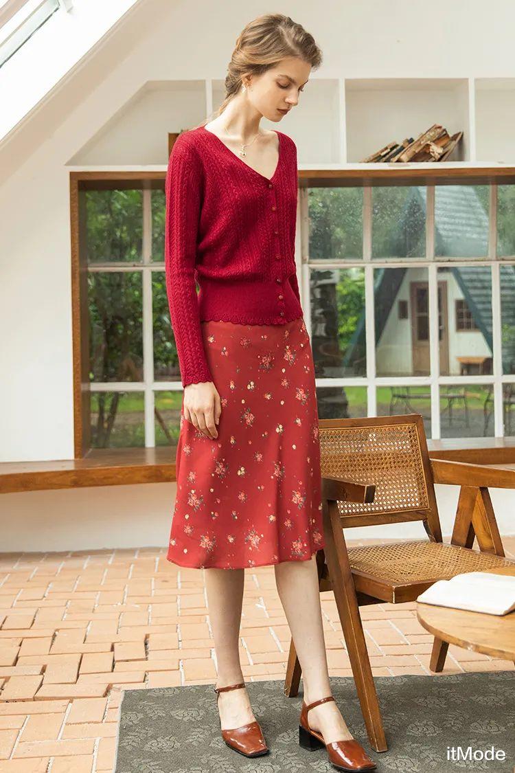 itMode|针织衫+半裙=秋天最养眼混搭CP，显瘦又高级！