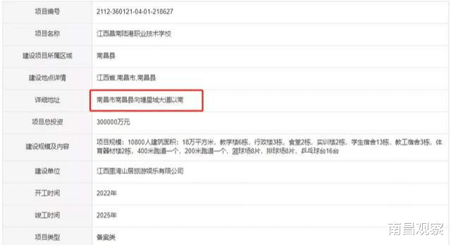 培训机构|南昌县新增一座万人大学！昌南陆港职业技术学校备案总投资30亿元