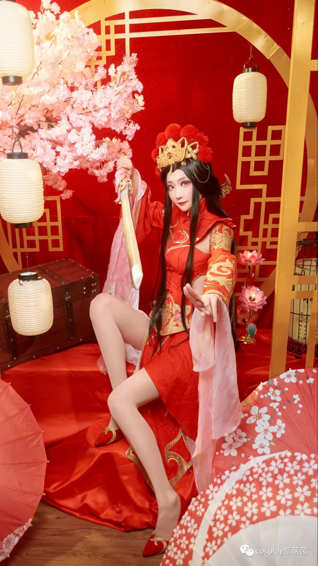 |cos：王者荣耀露娜cos正片@艾瑞