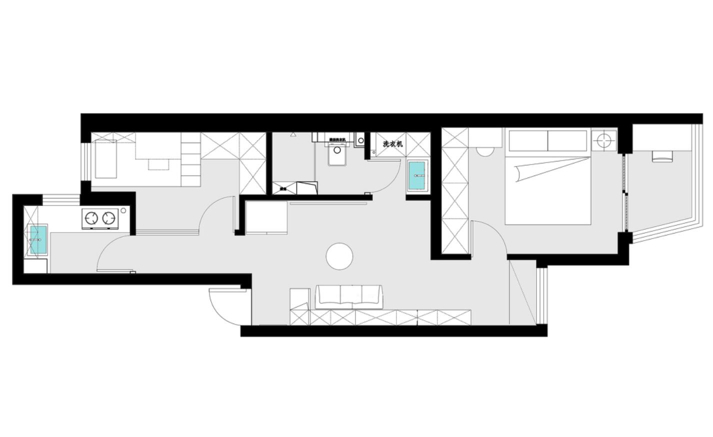 小拾谈装修 她晒出60㎡小家,本以为会十分拥挤,进门后才发现空间感有多棒