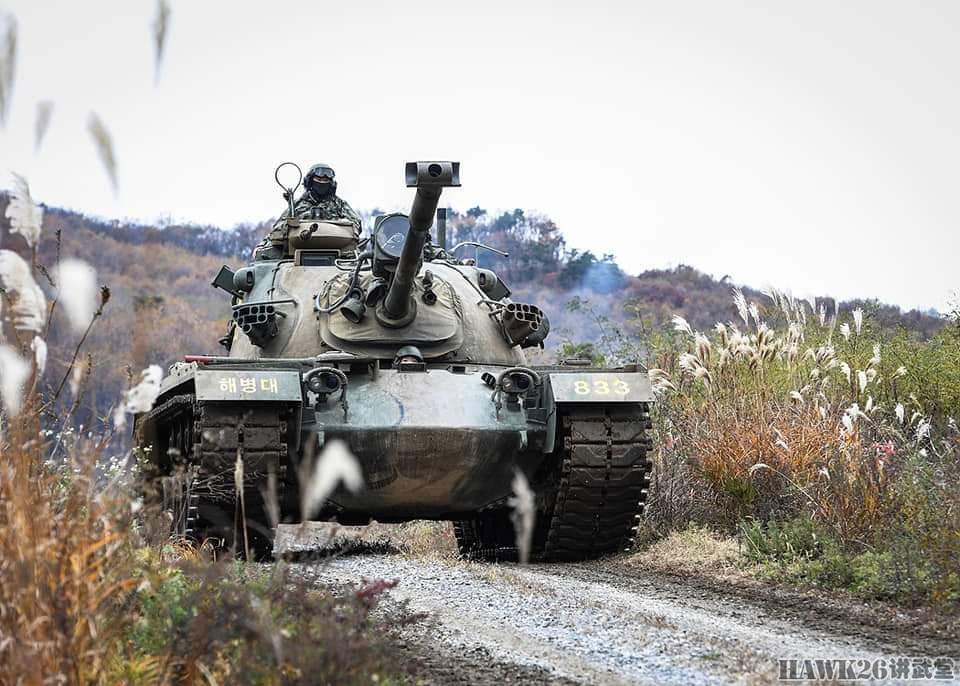 海军陆战队|谢幕演出：韩国海军陆战队M48A3K坦克实弹演习 90mm主炮的怒吼