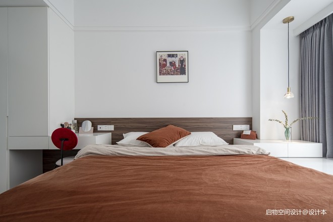 118㎡混搭两居,大胆的水泥墙设计,打造舒适感满分的家居!