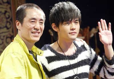 周杰伦|那年,演员周杰伦26岁,导演张艺谋邀他拍大片