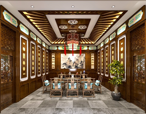 |别墅设计｜中式装修 330㎡ 黑神话火出圈，国风真的要扬帆起航了。