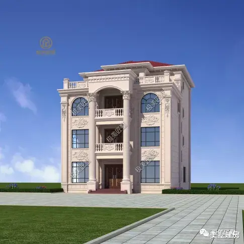 |四层简欧风格别墅来一栋，轻奢大气有档次，建在老家倍儿有面！