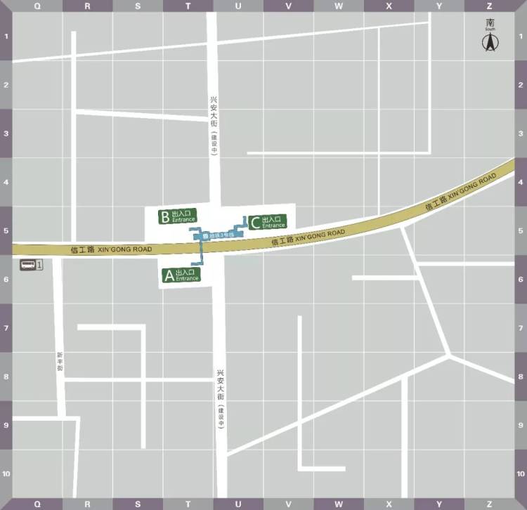 石家庄日报客户端 石家庄地铁3号线一期东段及二期工程车站出入口位置示意图公布