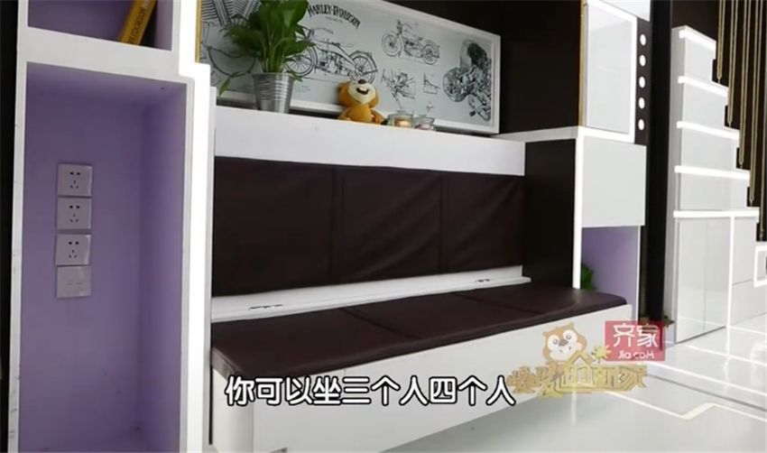 23㎡公寓有7居室，卫生间塞下浴缸？这对小俩口的家也太绝了