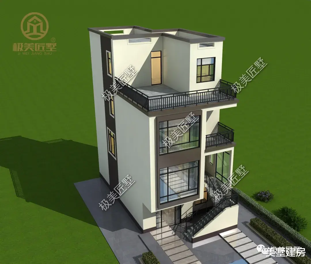 6.5×10.5米，小开间这样建，时尚又实用！