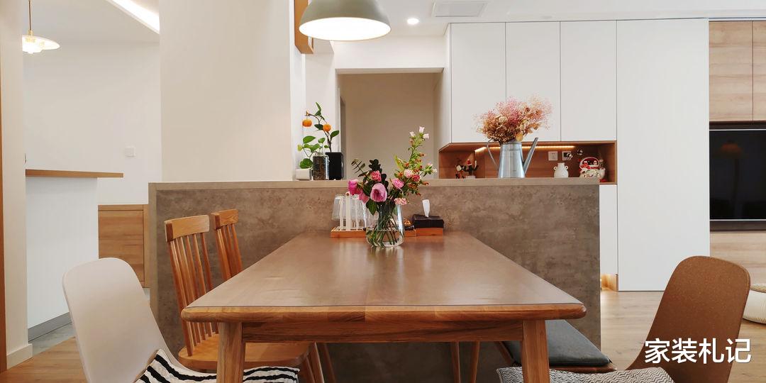 喜欢这样简单不花哨的装修，124㎡日式原木风，让人极度舒适