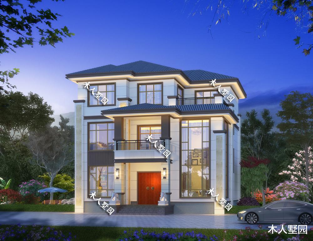 |3栋新中式别墅的领导者,未来农村因为它们,将更值得大家向往