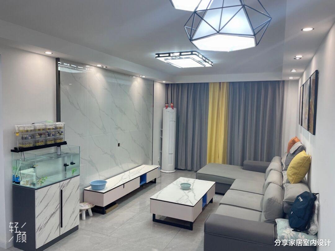 |一家三口新房装修最流行的北欧风格，全屋高级灰，好看又耐看！