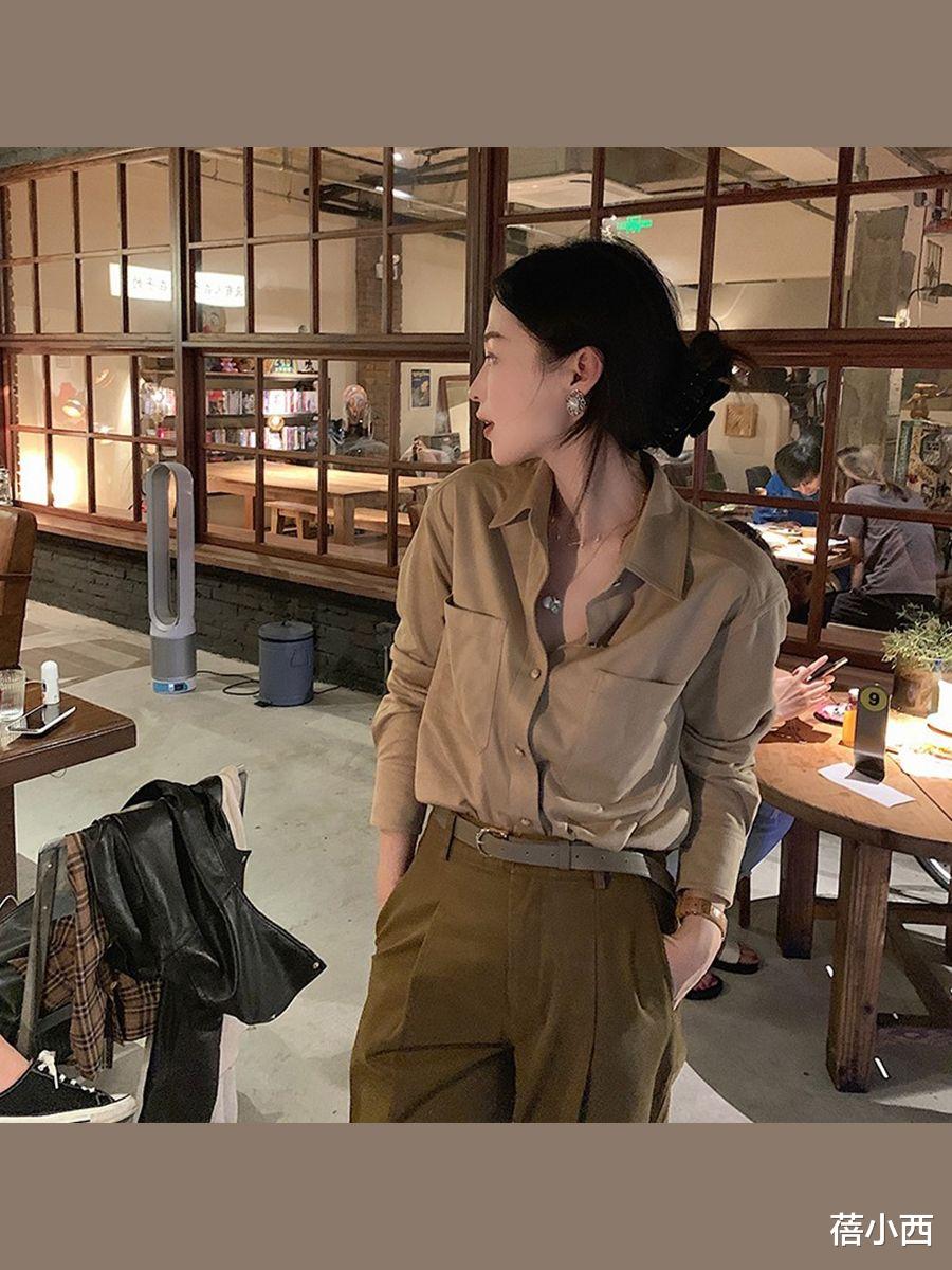 蓓小西|“衬衫”穿法模板展示，用衣橱里的基础单品，穿出简约高级的造型